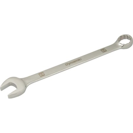 DYNAMIC Tools 24mm 12 Point Combination Wrench, Mirror Chrome Finish D074124